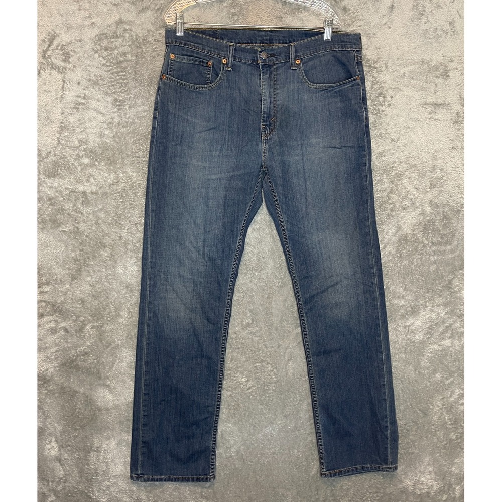 Levis 559 Men Relaxed Straight Dark Wash Denim Jean 36x34 Casual Broken In